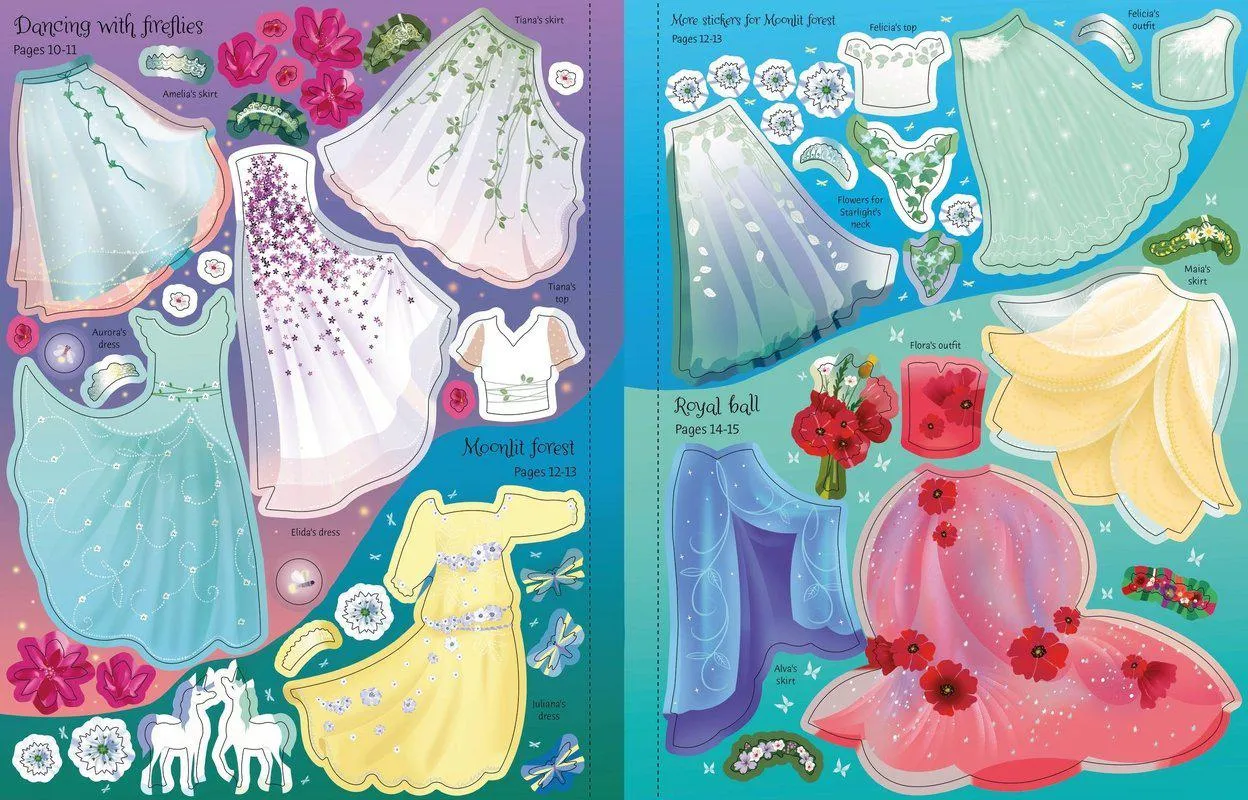 ■ Sticker Dolly Dressing Fairy Princesses