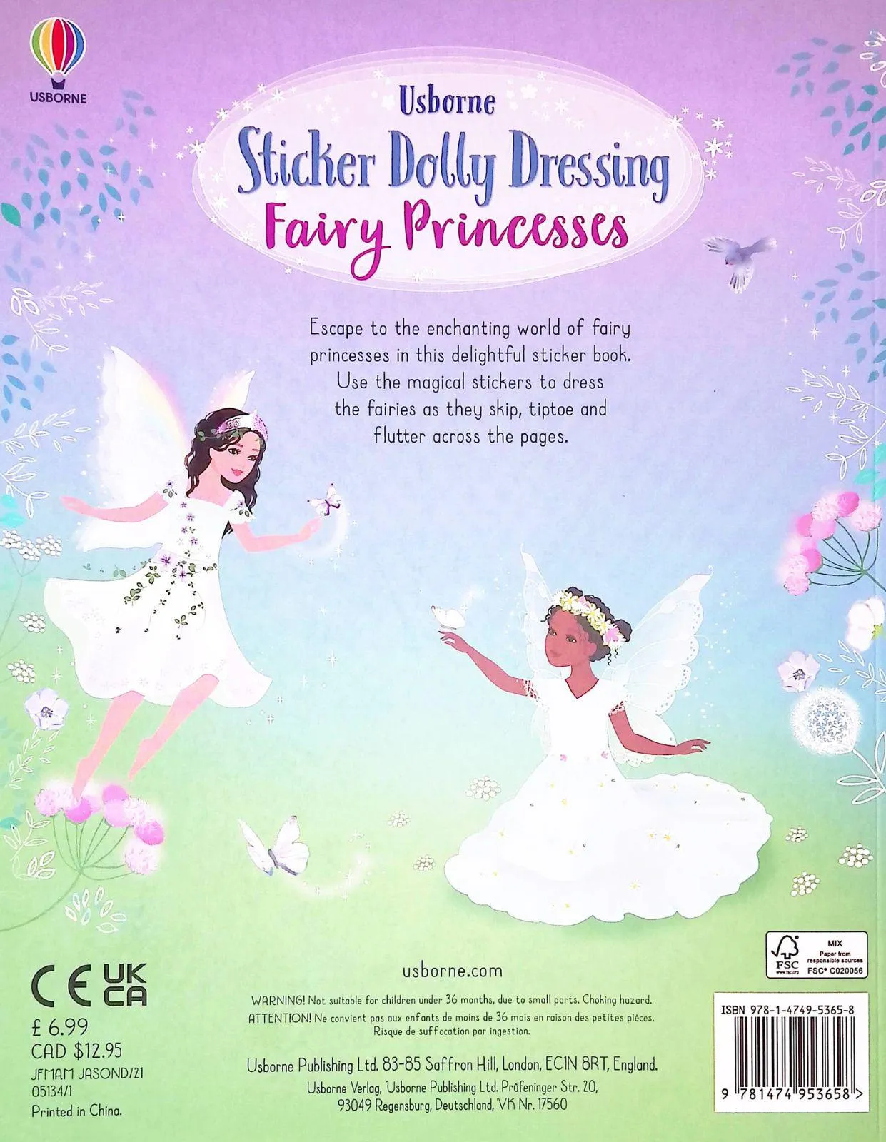 ■ Sticker Dolly Dressing Fairy Princesses
