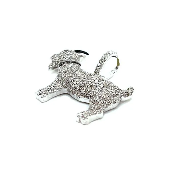 10k Yellow Gold & Diamonds 2ct Iced Out Goat Pendant - SP17639A