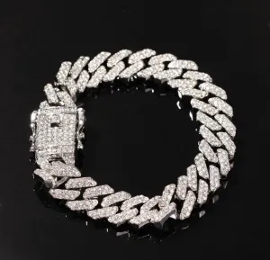 12mm  s link cuban bracelet,Rose Gold Color Cuban Link Bracelet S-Link Miami 12mm Rose Gold Cuban Bracelet