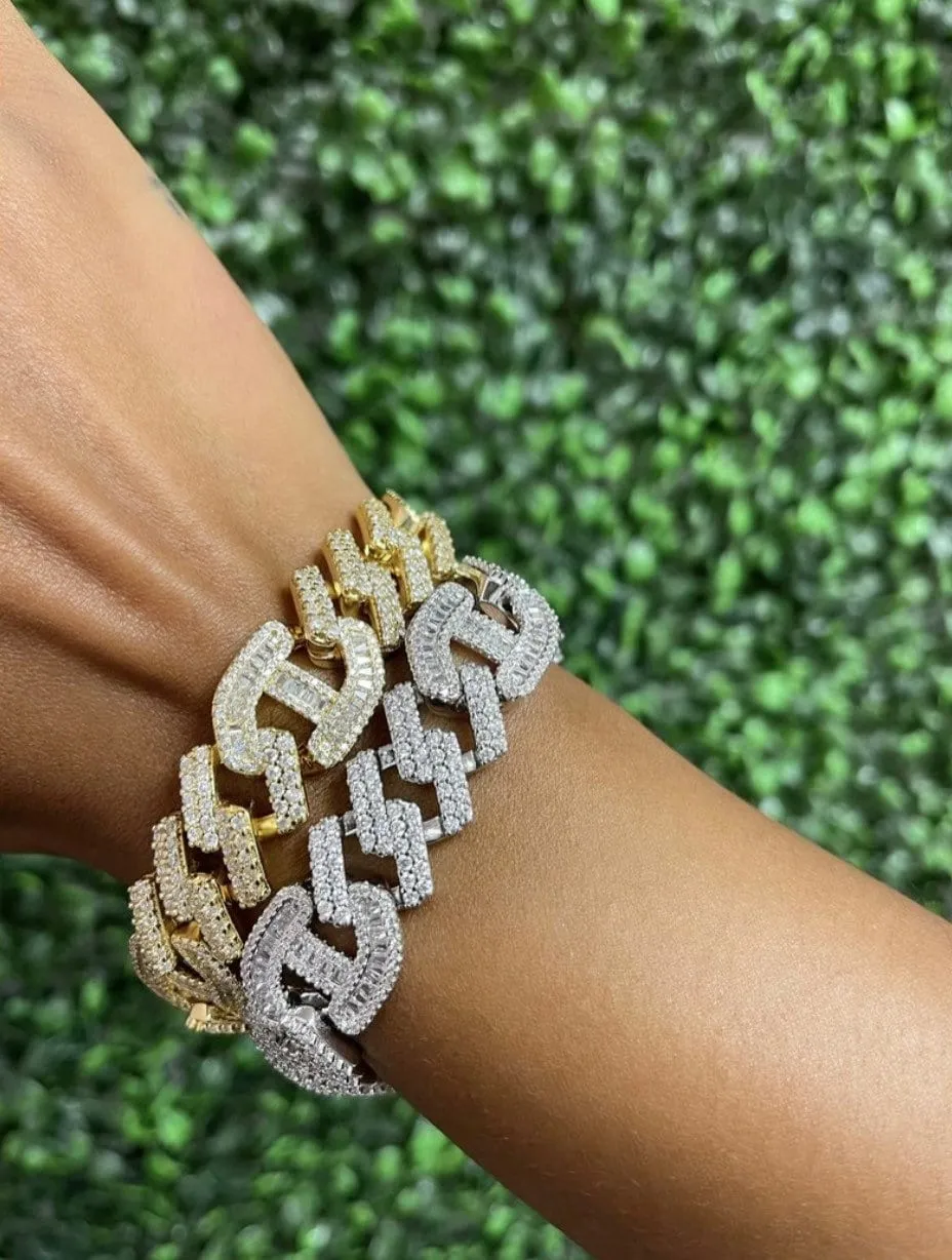 15mm cuban link bracelet ,men cuban bracelet width big heavy cuban link chain bracelet
