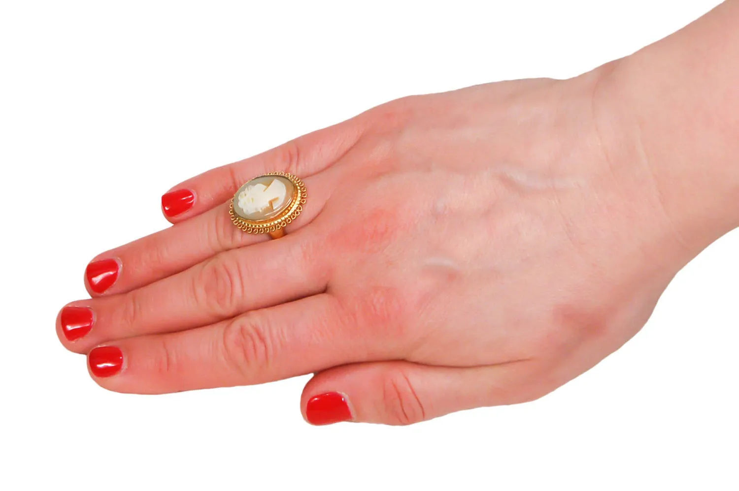 1960's Cameo Ring by Vendome