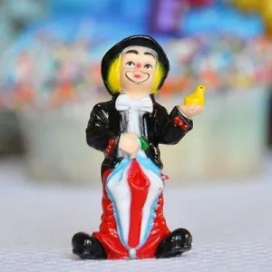2 Clown Cake Toppers Cupcake Toppers Vintage Circus Carnival