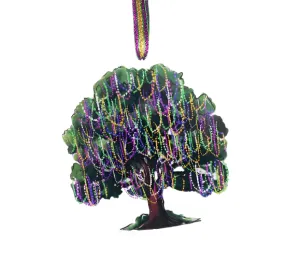Acrylic Mardi Gras Bead Tree Ornament