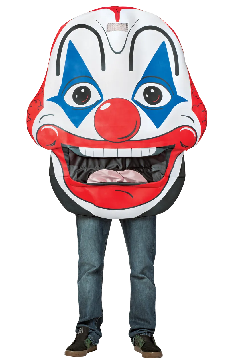 Adult Giant Clown Face Costume