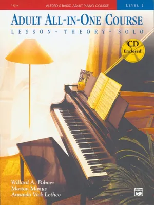Alfred's Basic Adult All-in-One Course, Book 2 w/ CD