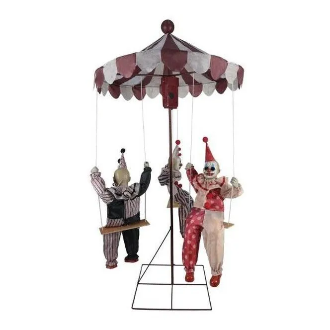 Animated Clown Go Round Prop