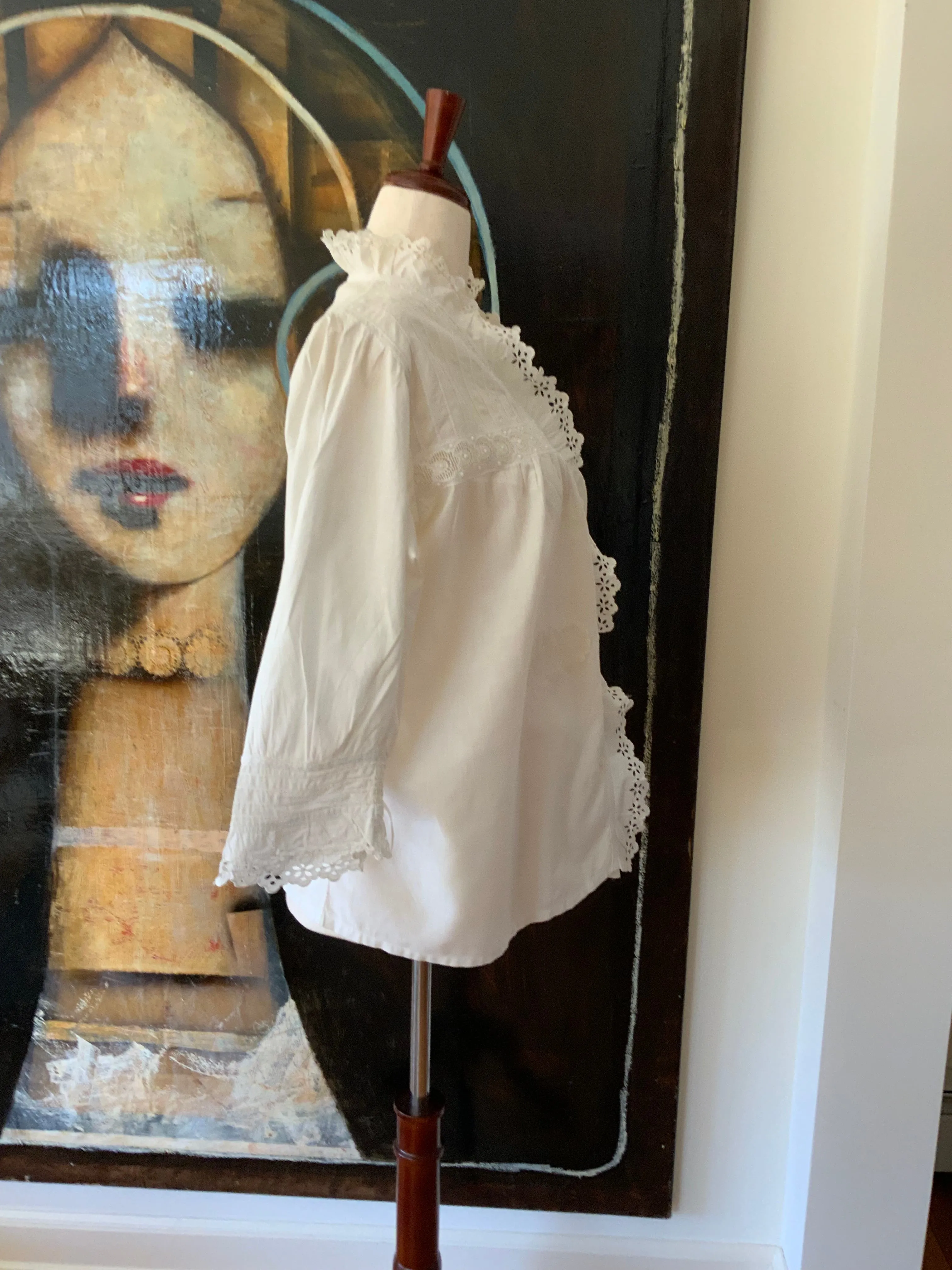 Antique cotton Blouse - 1910 - ED5