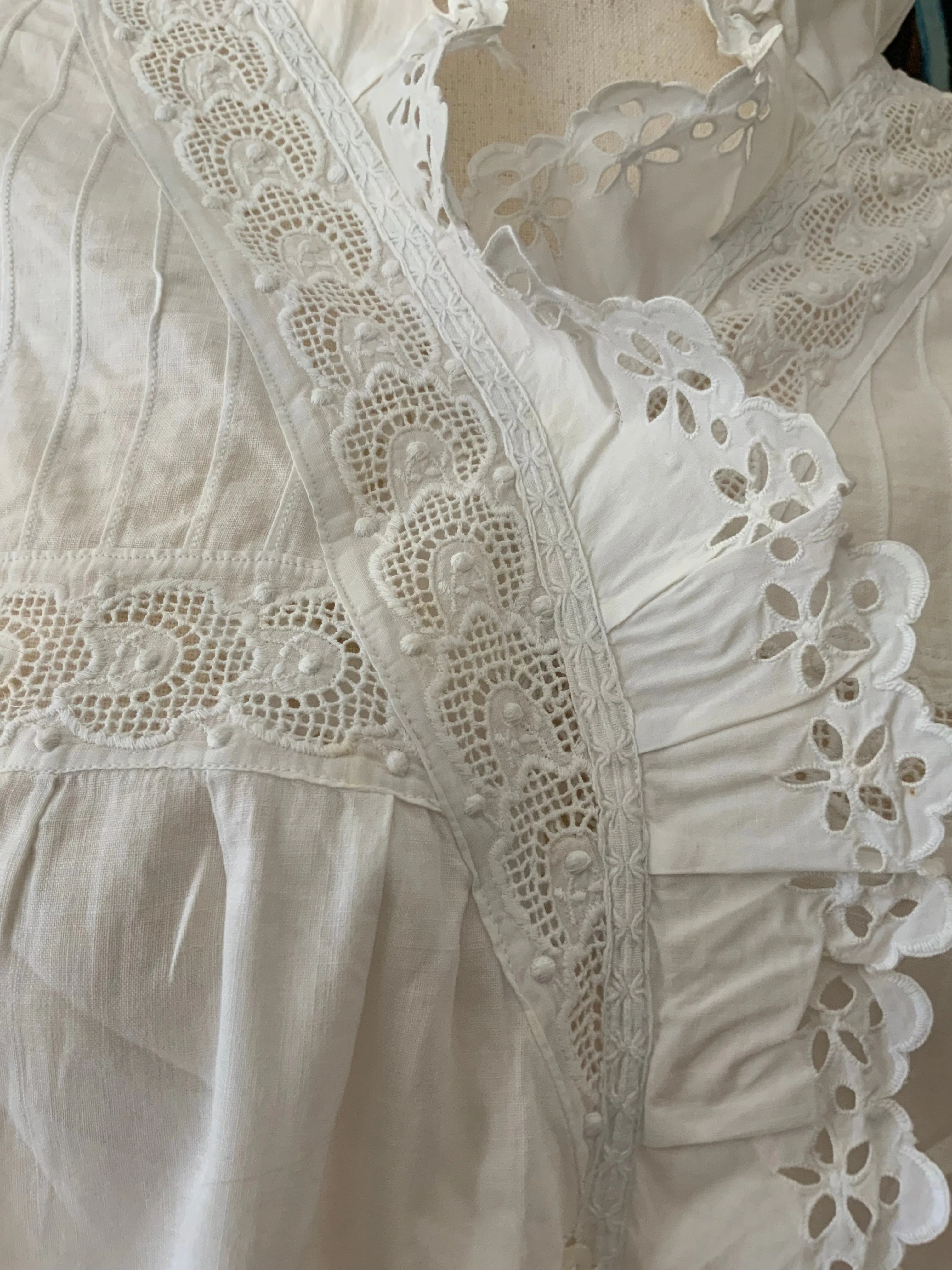 Antique cotton Blouse - 1910 - ED5