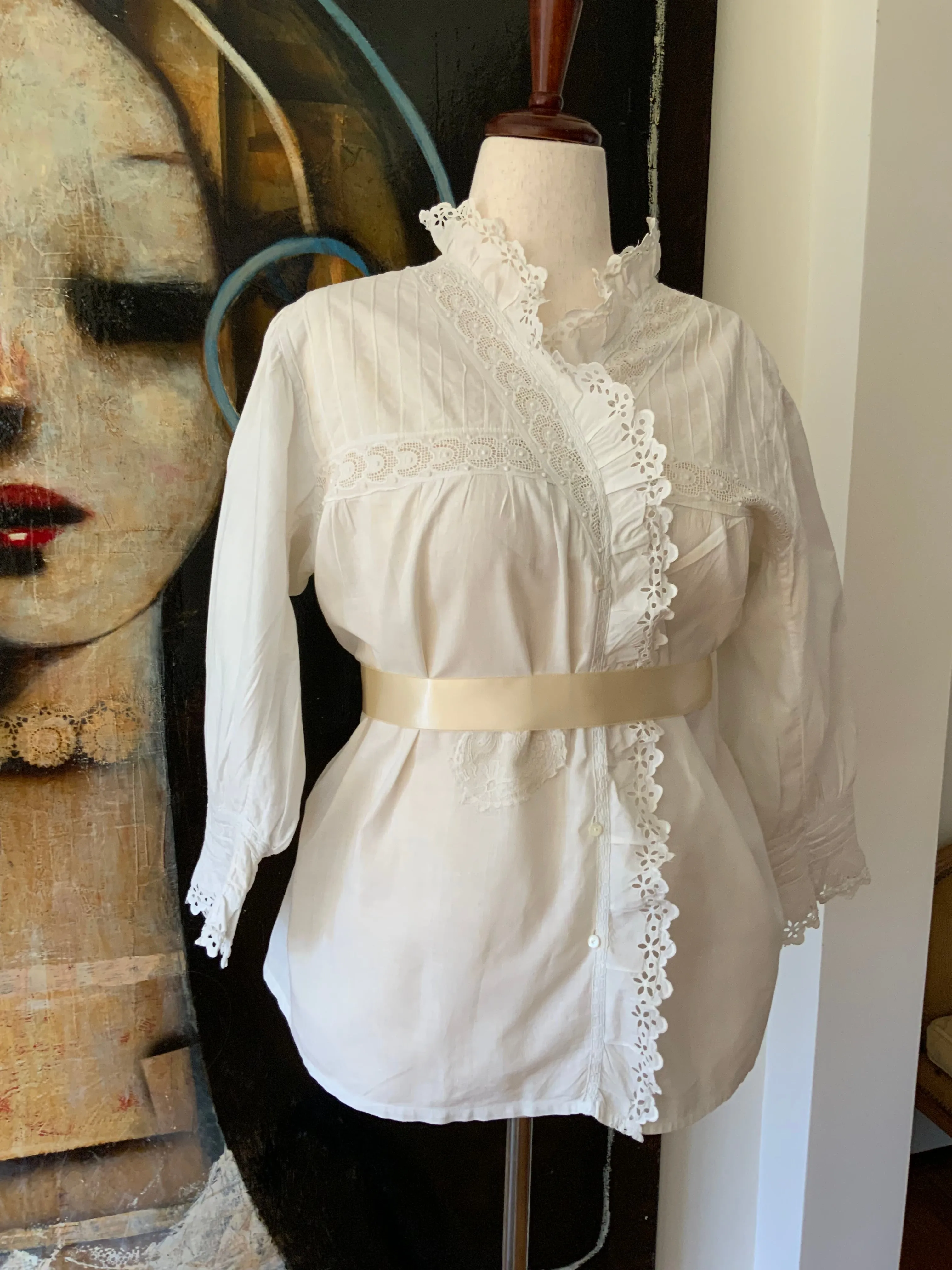Antique cotton Blouse - 1910 - ED5