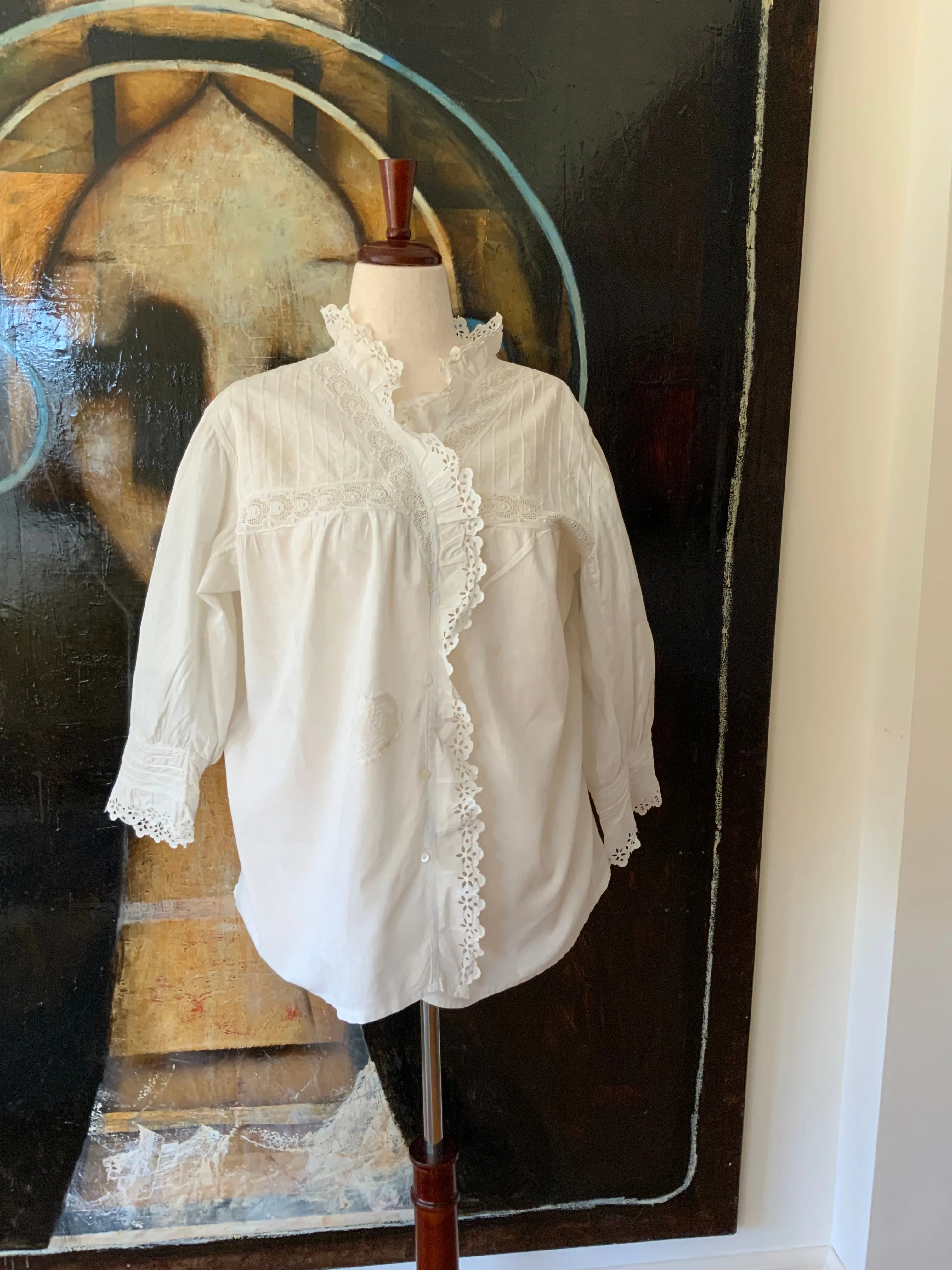 Antique cotton Blouse - 1910 - ED5