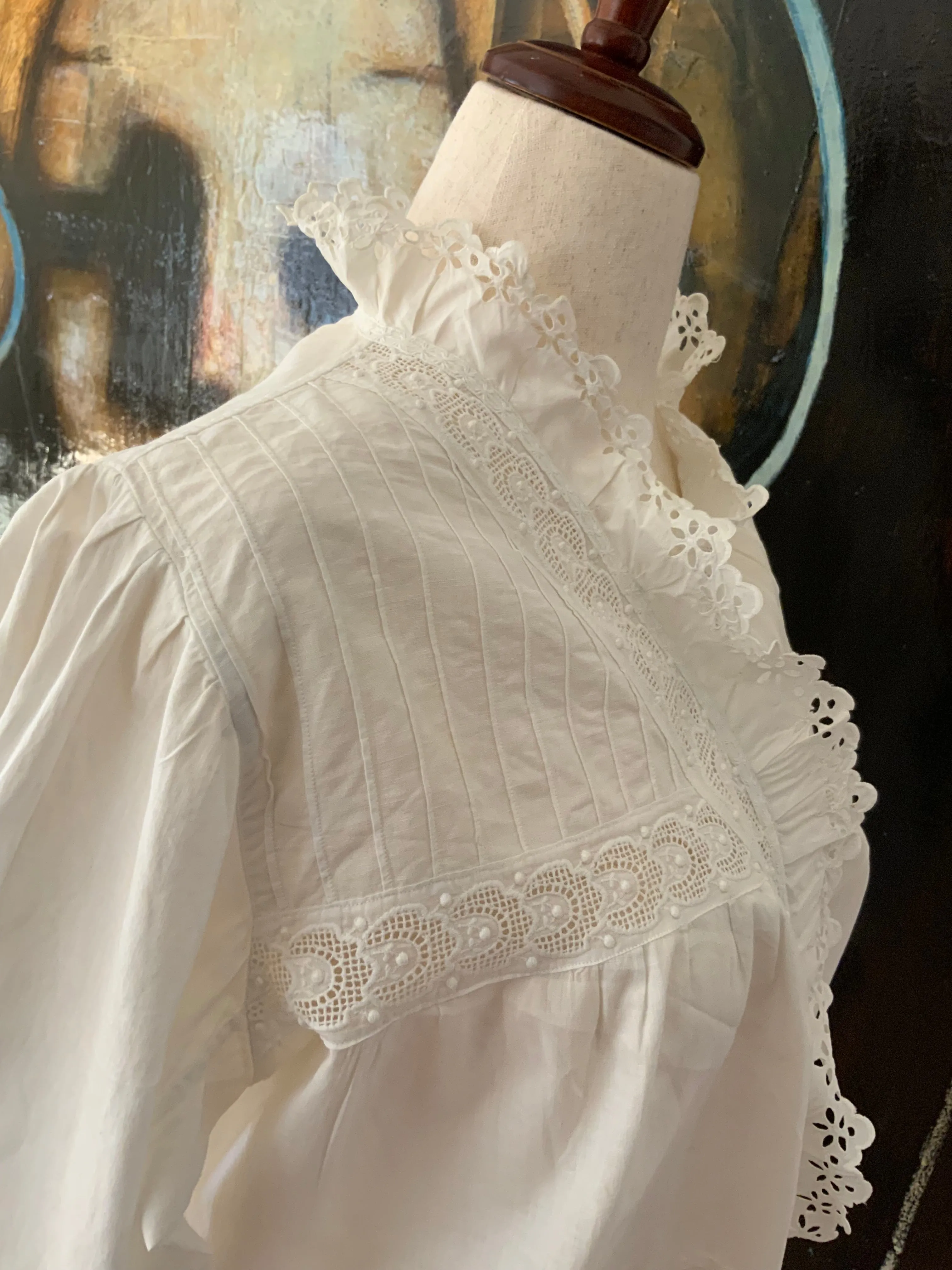 Antique cotton Blouse - 1910 - ED5