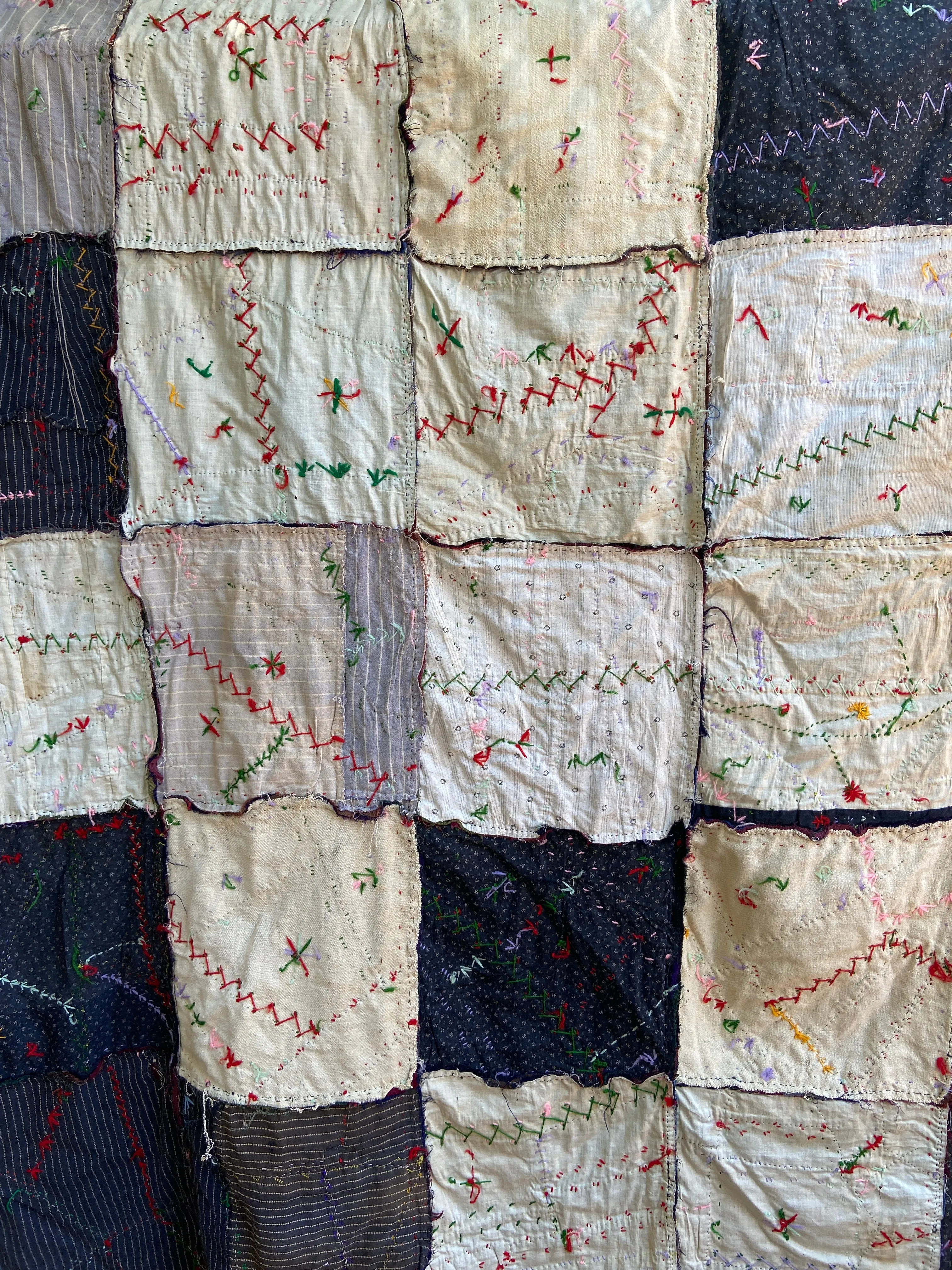 Antique Victorian Crazy Quilt Top