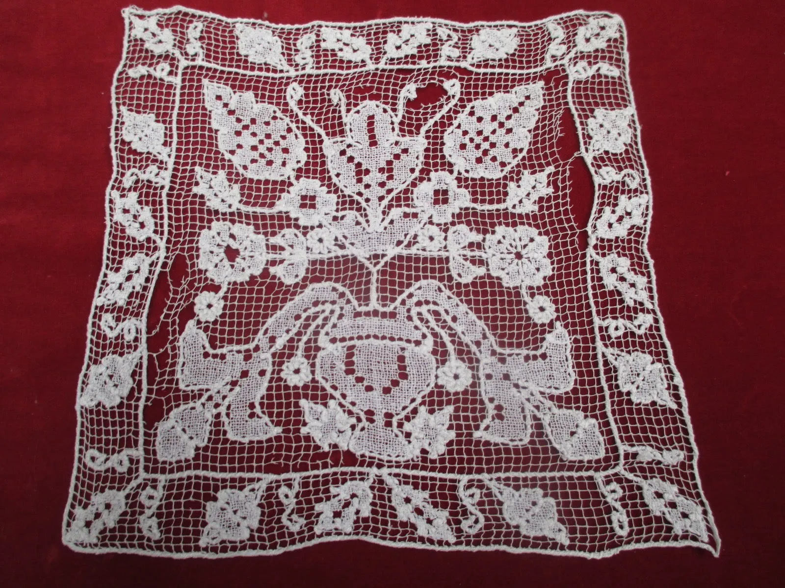 Antique Victorian lace doily
