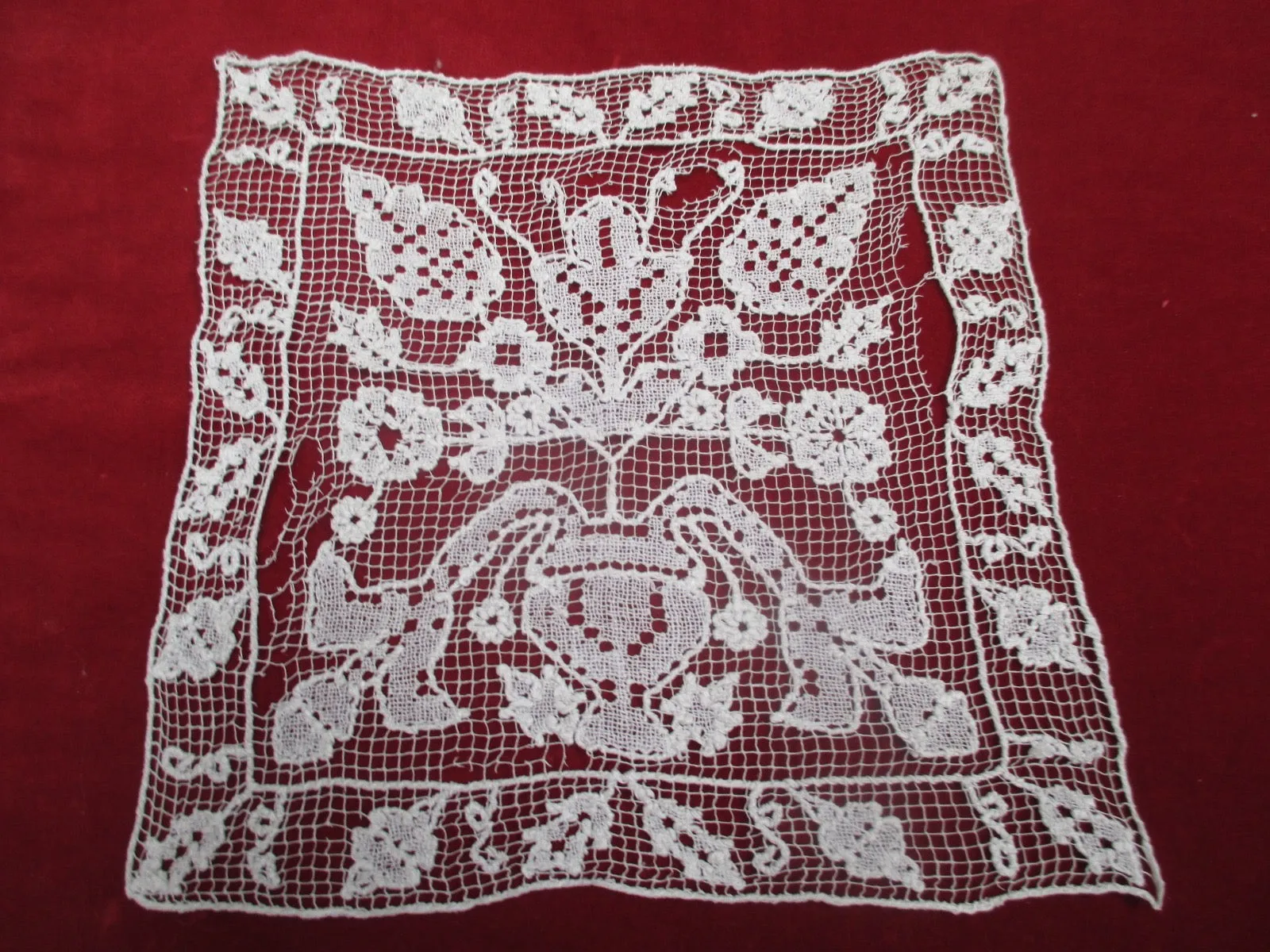 Antique Victorian lace doily