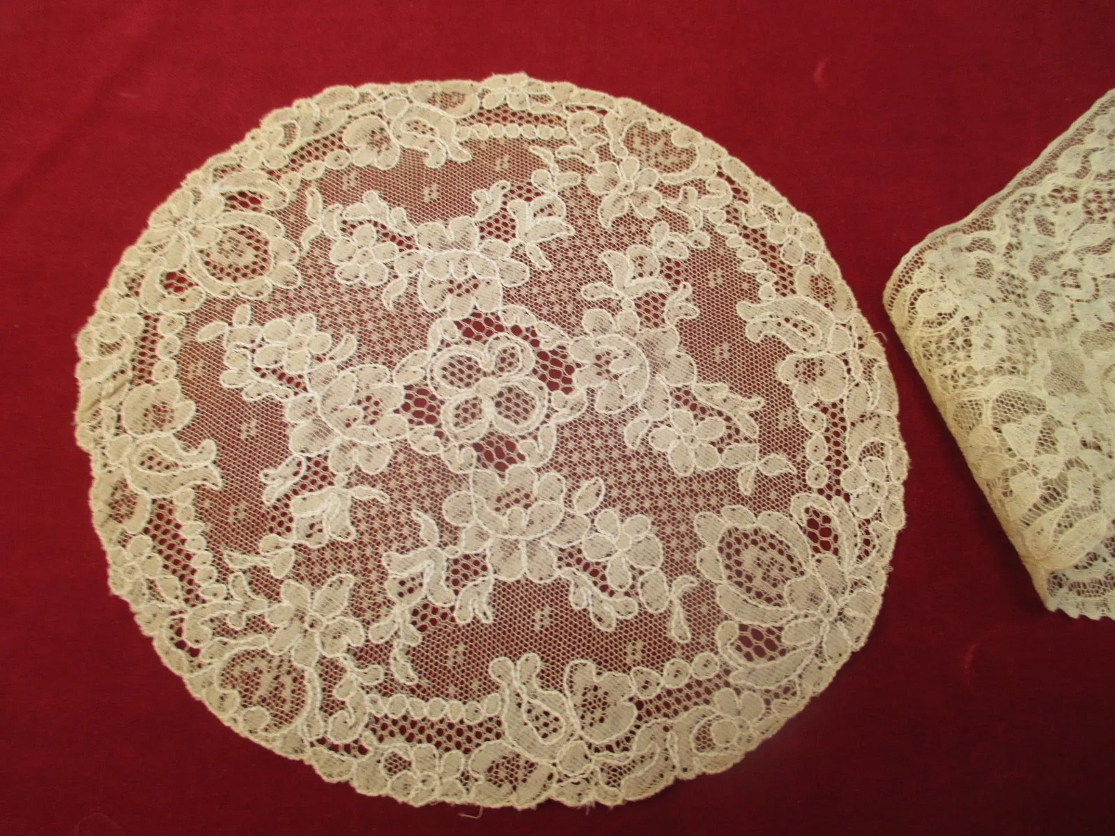 Antique Victorian Lace Pieces set of 2