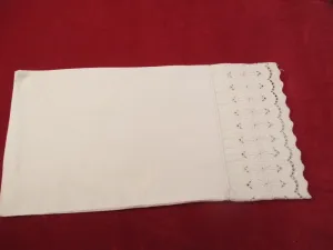 Antique Victorin embroidered pillow case