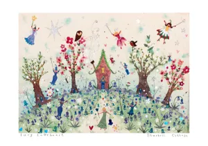 Art Print in a Tube | Bluebell Cottage | Lucy Loveheart