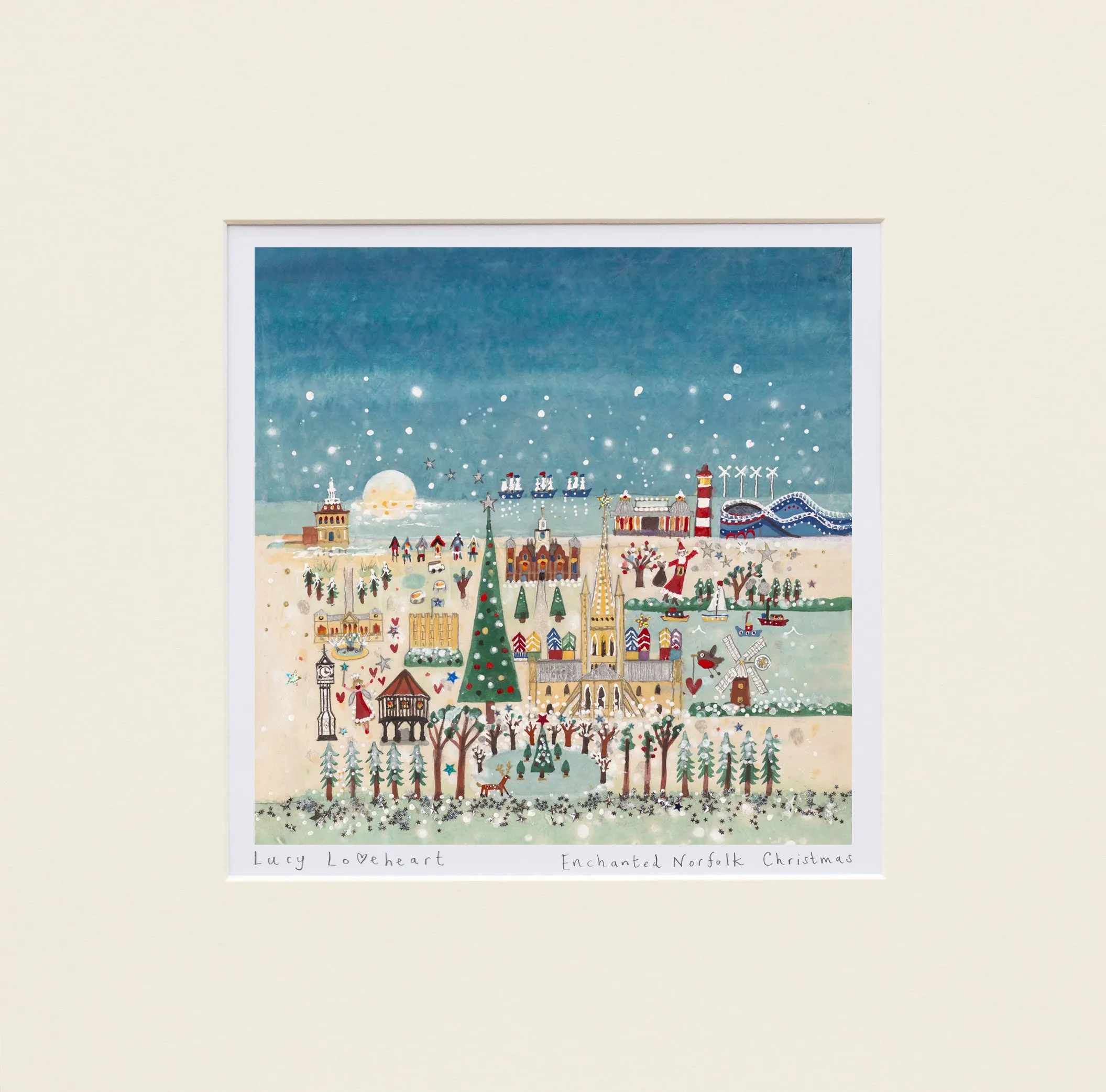 Art Prints | Enchanted Christmas | Lucy Loveheart