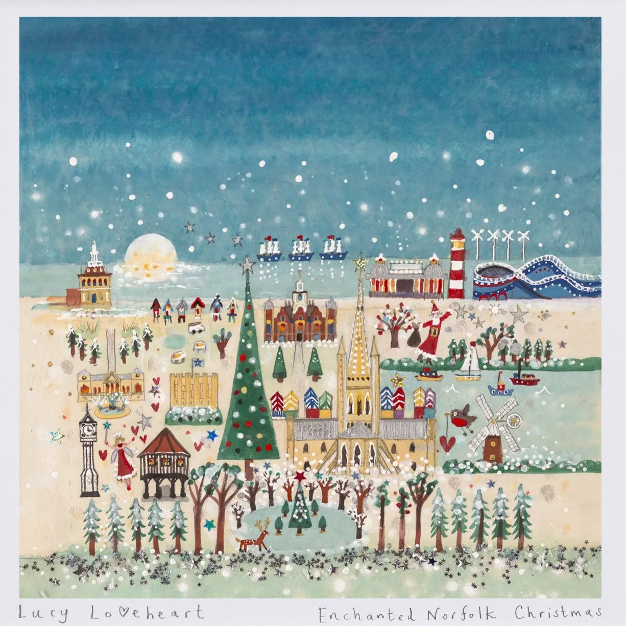 Art Prints | Enchanted Christmas | Lucy Loveheart