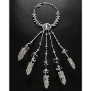 ASR | Hip Hop Rhinestone Mittens Bracelet