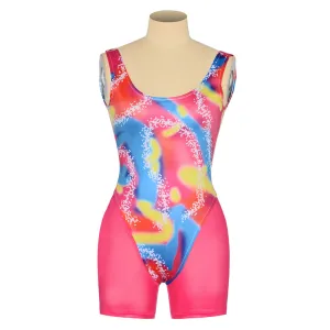 Barbie 2023 Margot Robbie Cosplay Costume Retro Sprotwear Outfit Halloween Carnival Suit