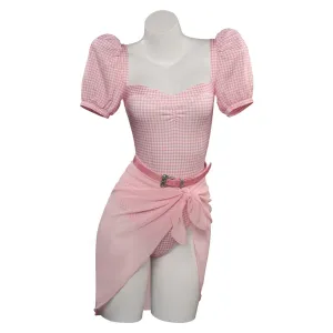 Barbie Original Design Sexy Print Dress Cosplay Costume Halloween Carnival Suit