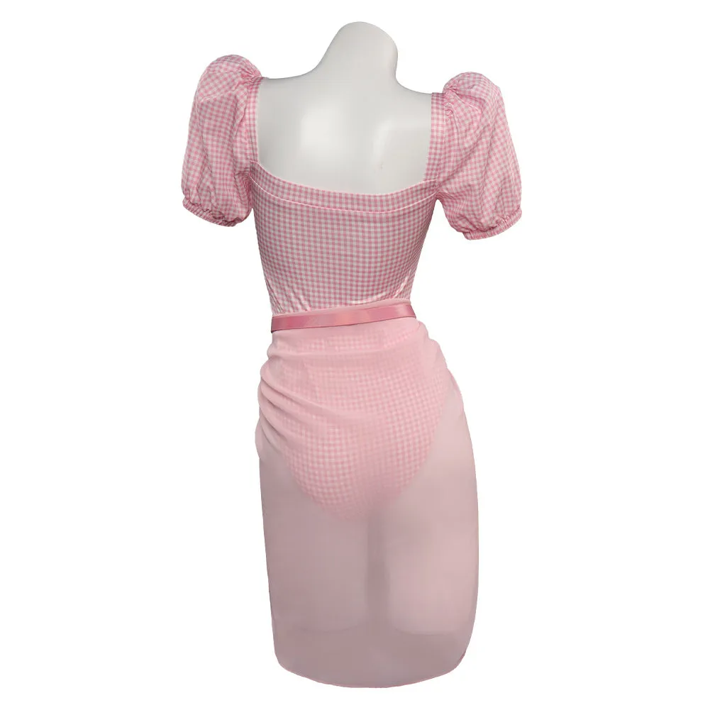 Barbie Original Design Sexy Print Dress Cosplay Costume Halloween Carnival Suit