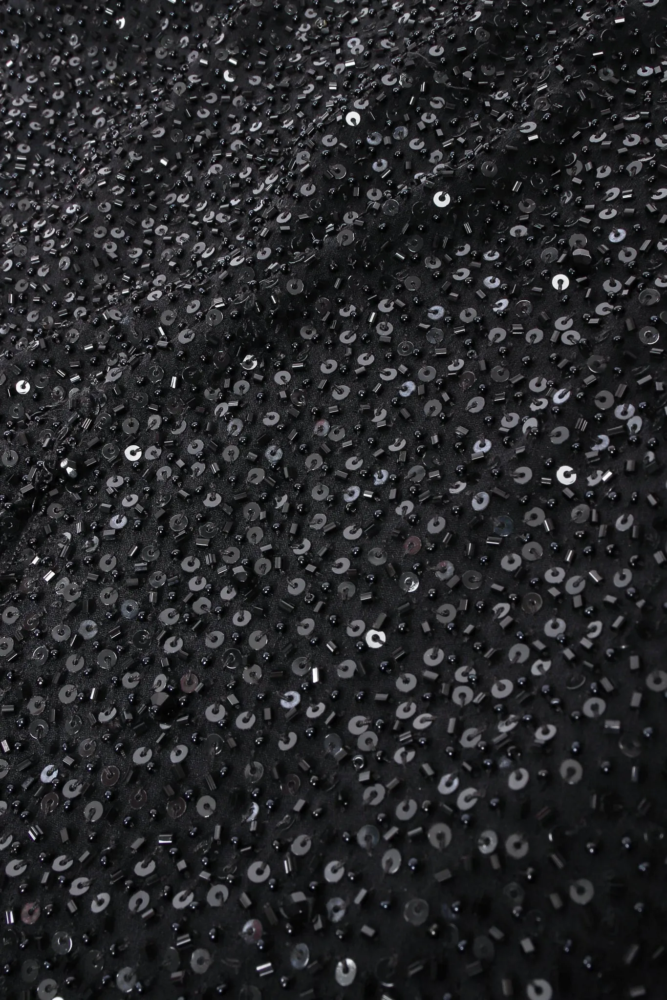 Beaded Sequin Halter Dress