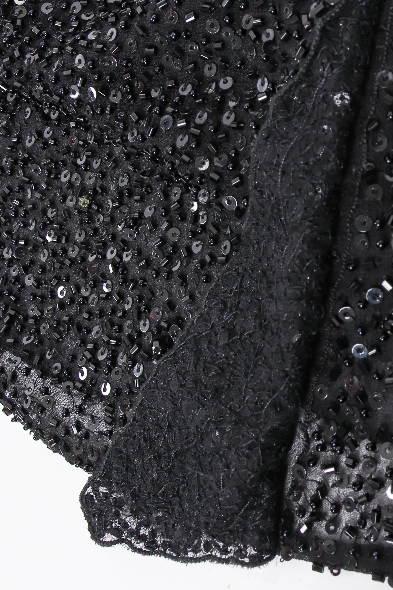 Beaded Sequin Halter Dress