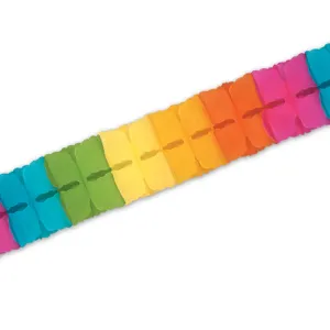 Beistle Multi-Color Leaf Garland - Party Supply Decoration for General Occasion