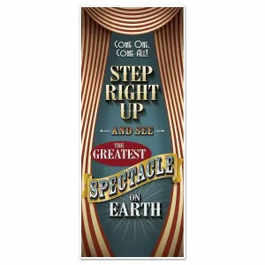Beistle Vintage Circus Door Cover - Party Supply Decoration for Vintage Circus