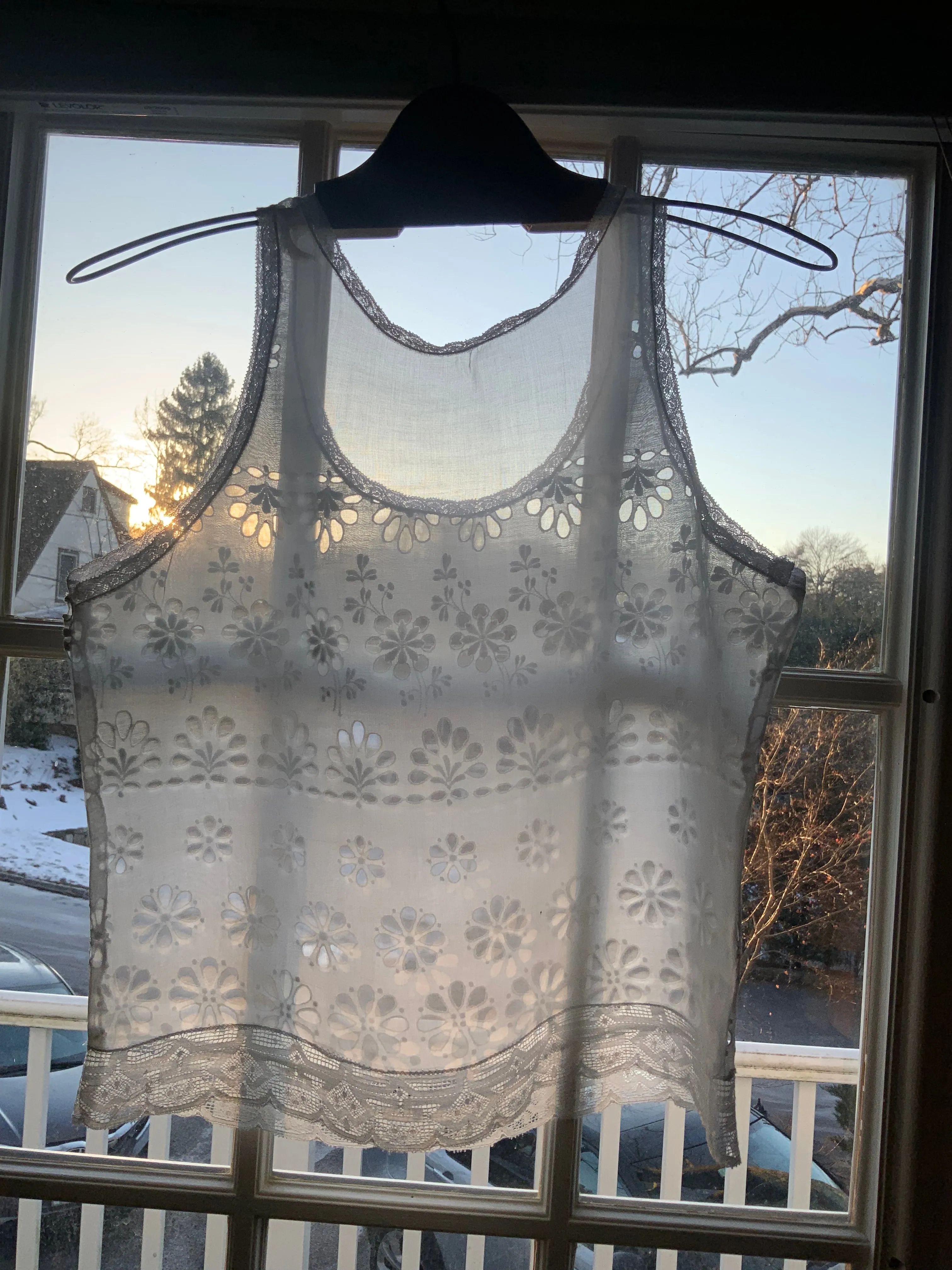 Blouse made with Antique Fabric - Y2K - E13