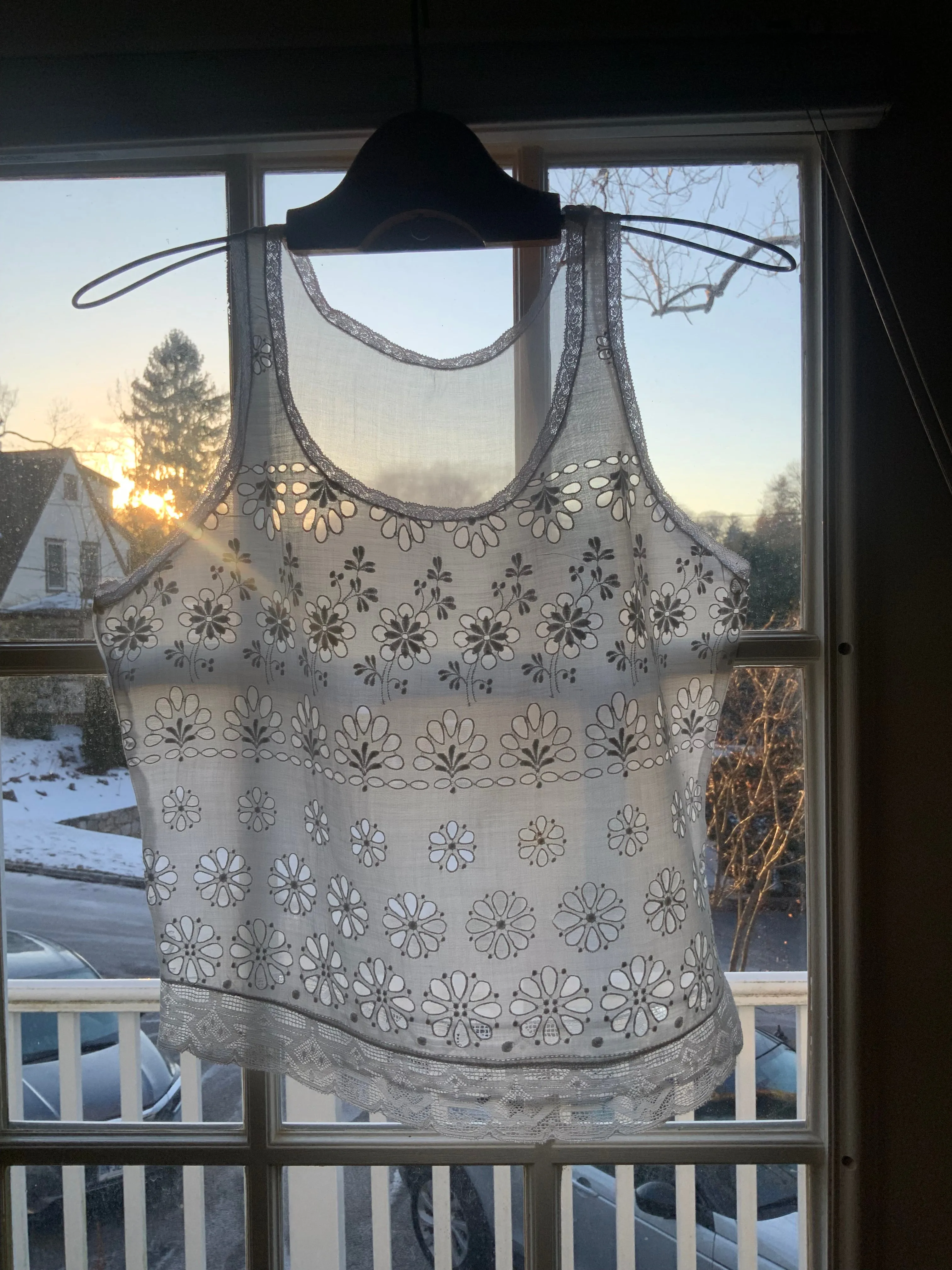 Blouse made with Antique Fabric - Y2K - E13