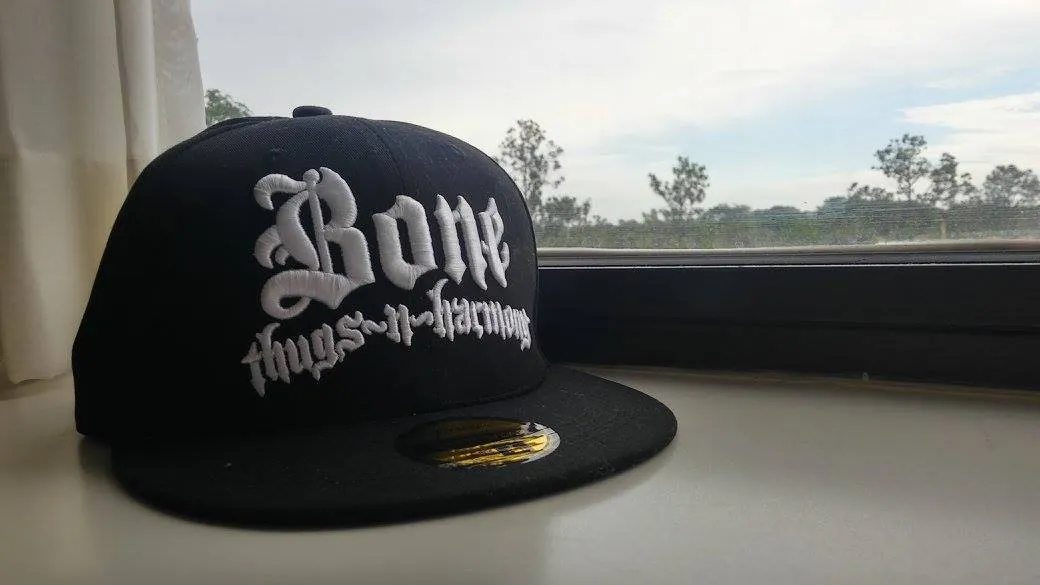 Bone Thugs n Harmony White Logo Black Snapback