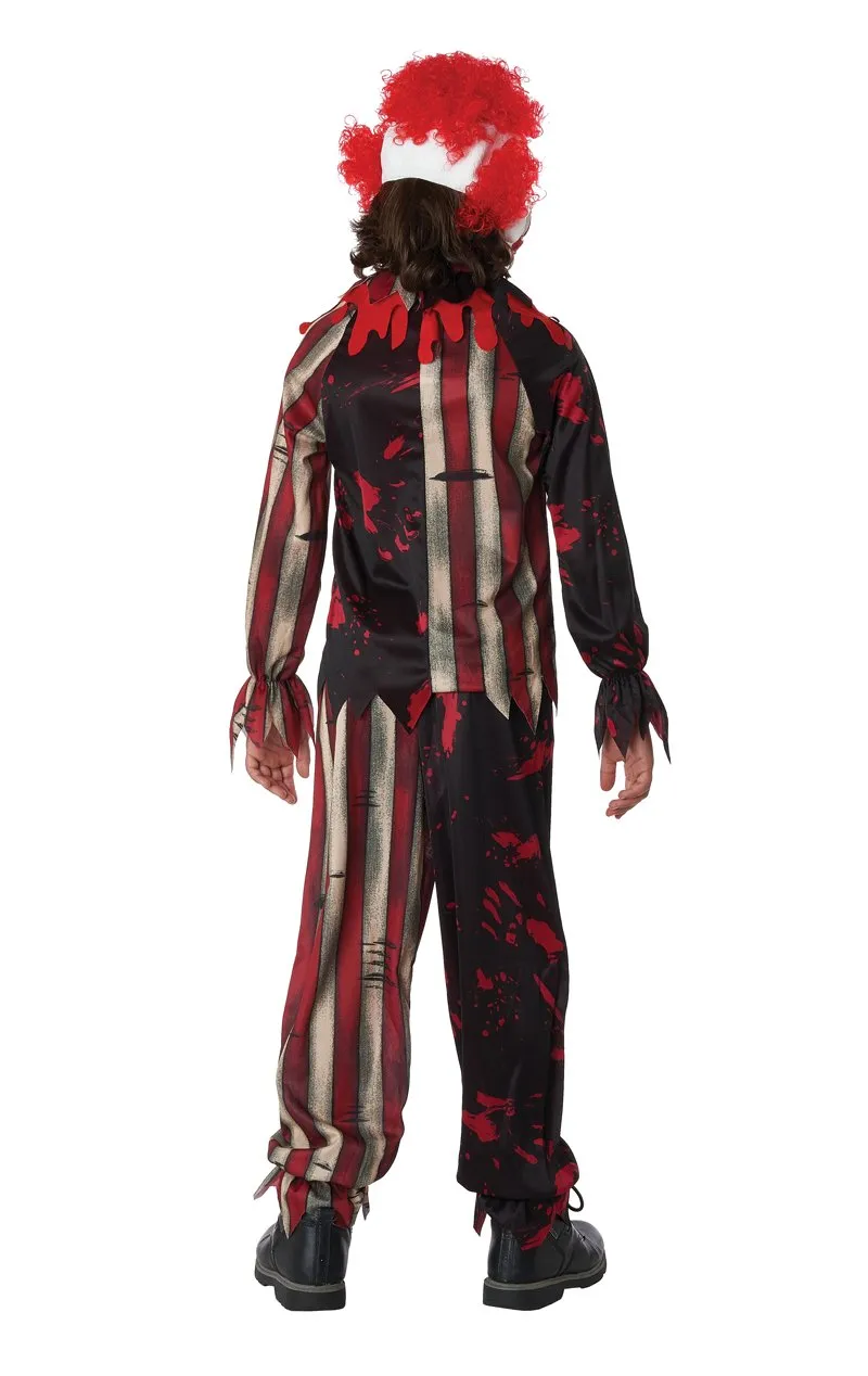 Boys Killer Carnival Clown Costume