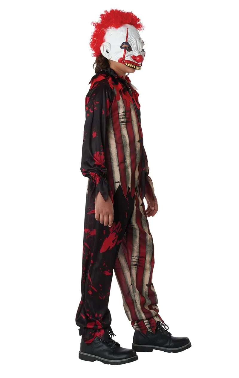 Boys Killer Carnival Clown Costume