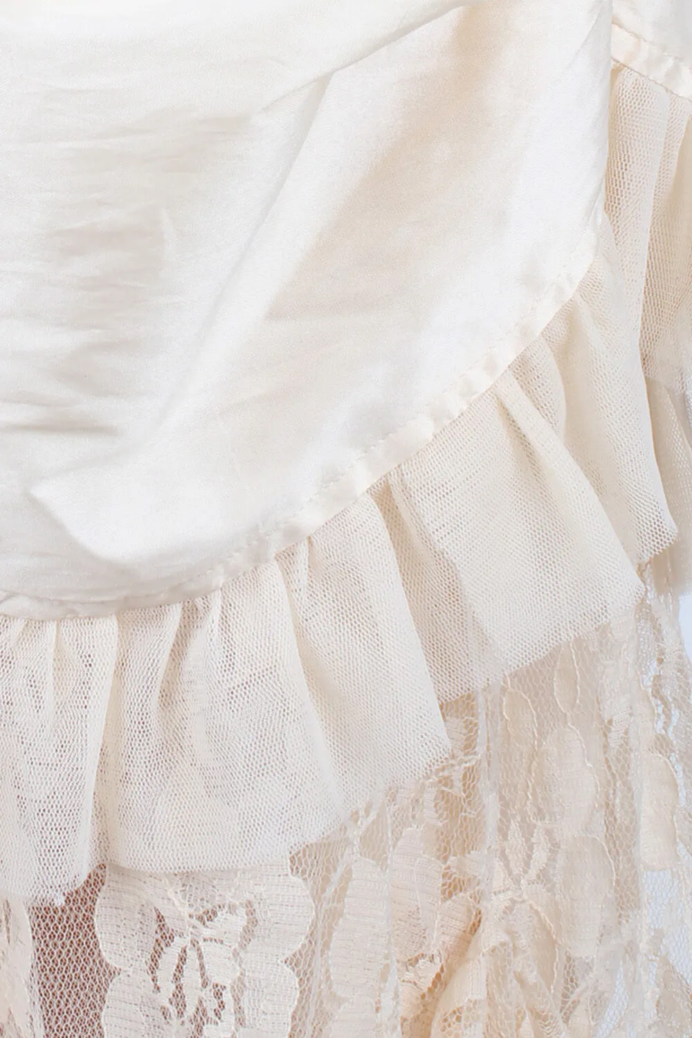 Briallan Ivory Victorian Skirt