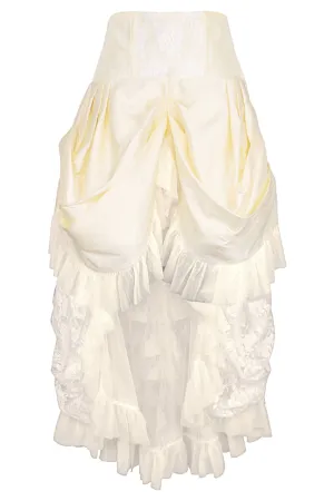 Briallan Ivory Victorian Skirt