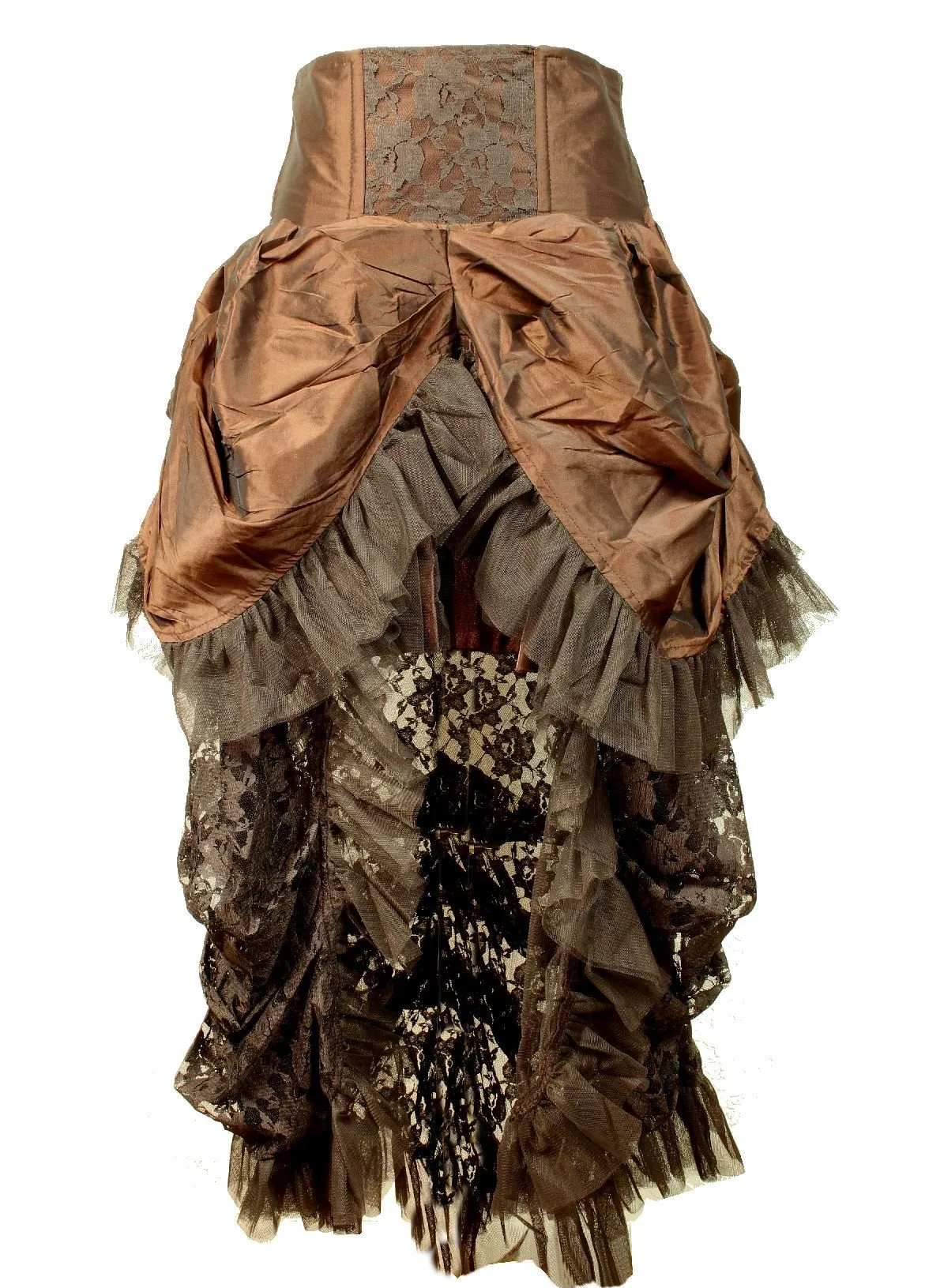 Burleska Victorian Steampunk Corset and Skirt Costume Set