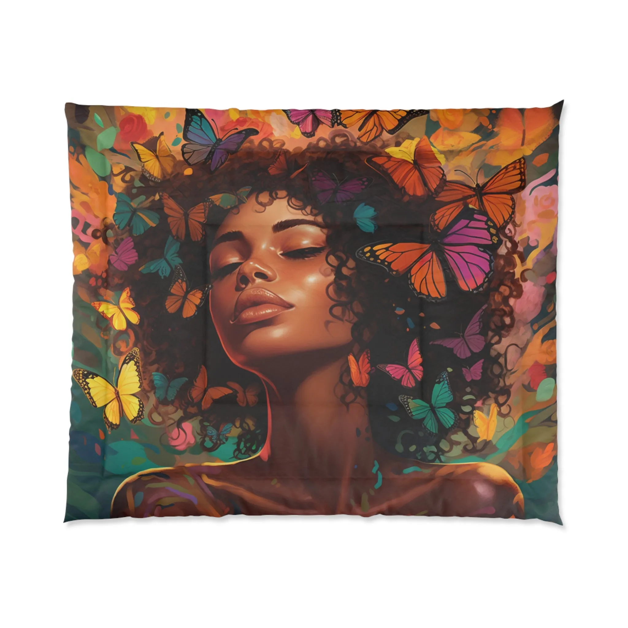 Butterfly Bliss: The Enchanted Embrace Comforter