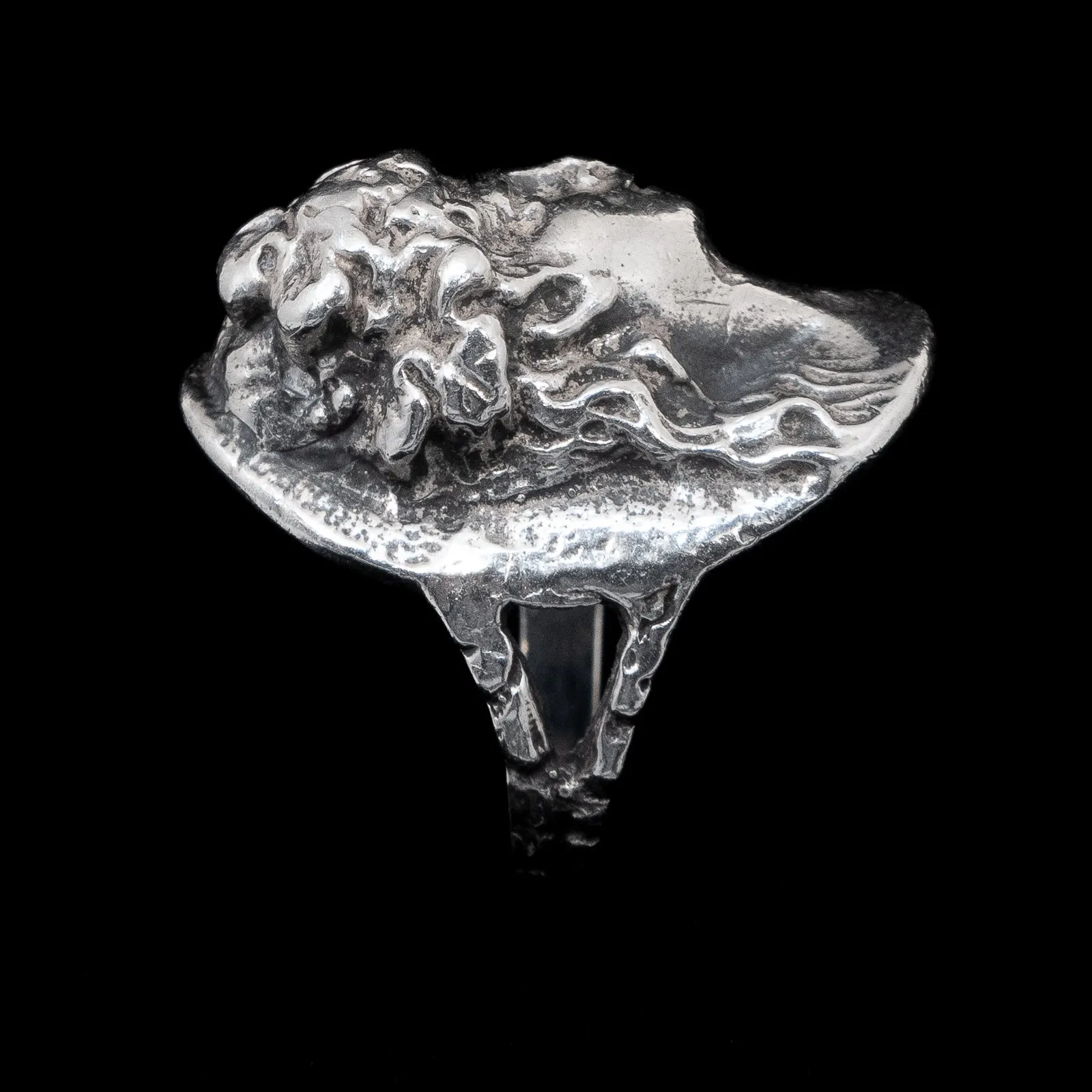 Cameo Ring Sterling Silver