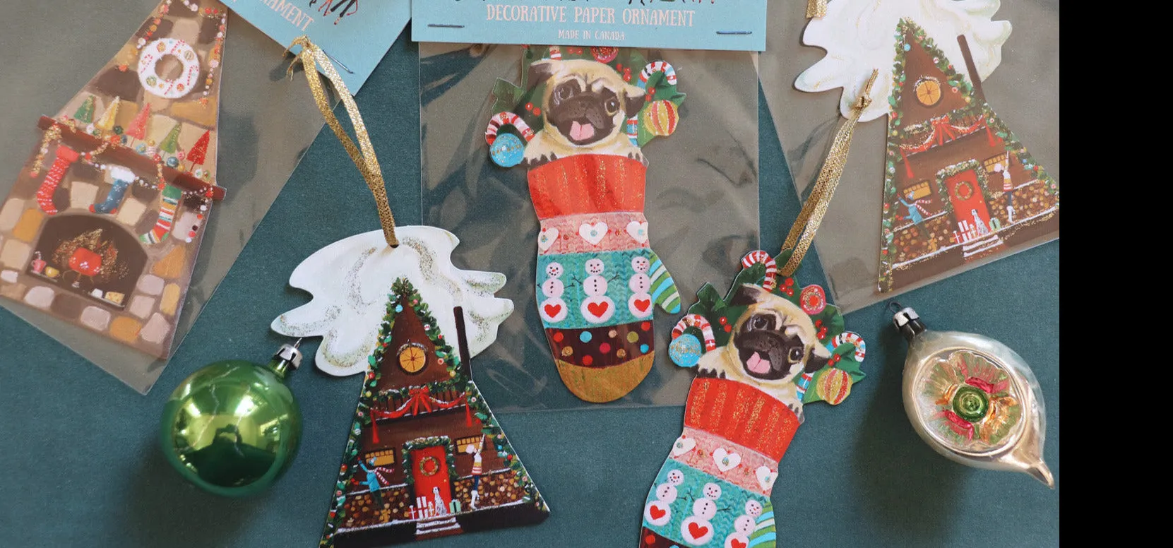 Canadian Fine Art Ornament/Gift Tag, multiple styles