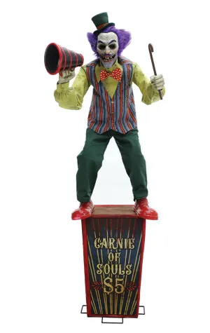 Carnival Barker Animated Halloween Decoration
