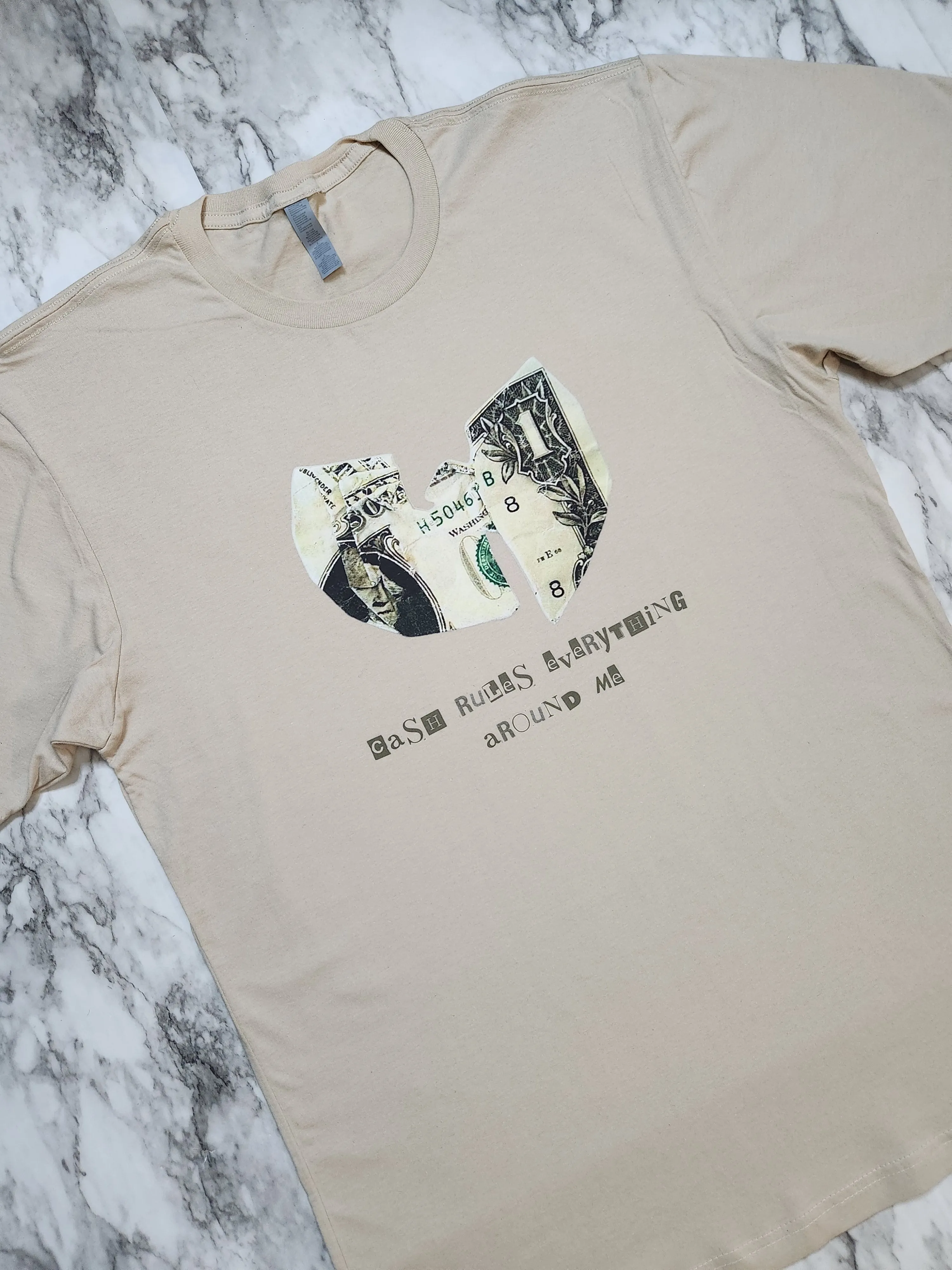 Cash Rules T-Shirt (Cream)
