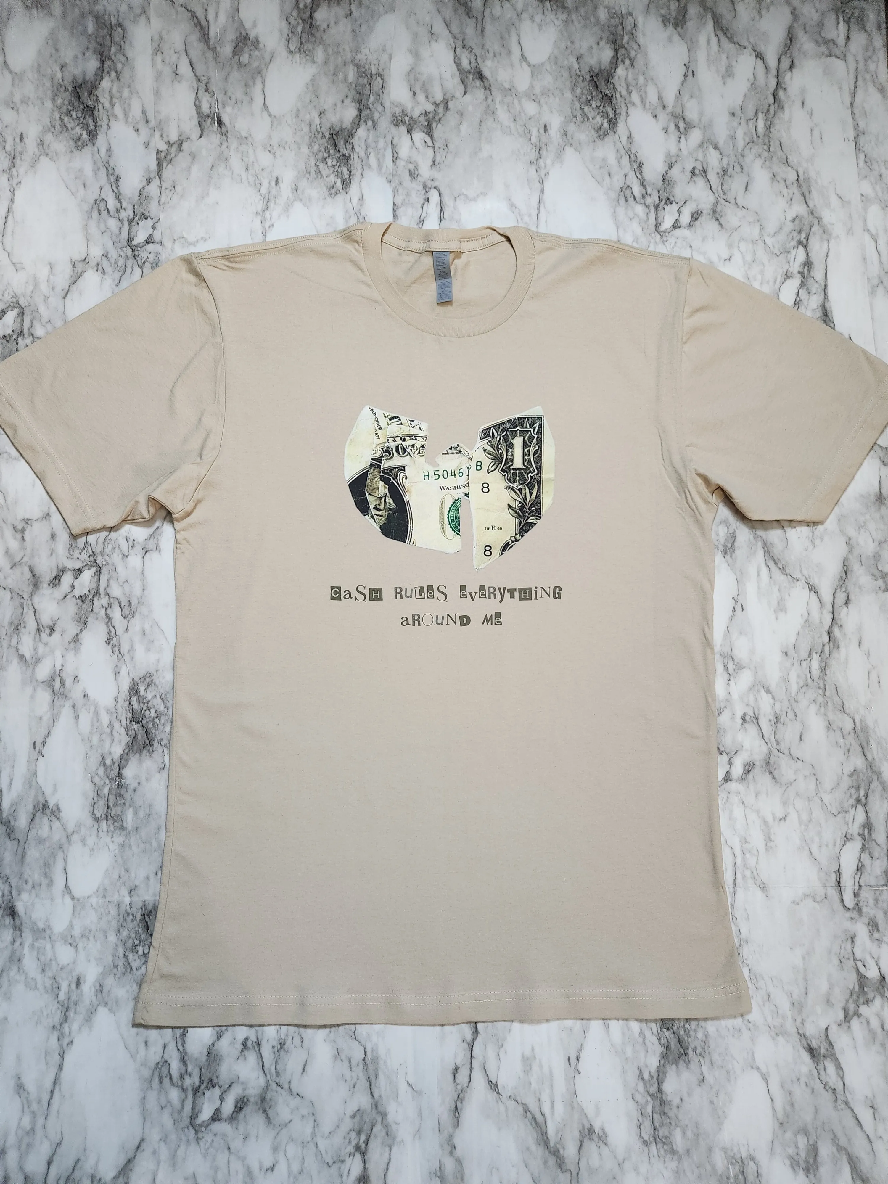 Cash Rules T-Shirt (Cream)