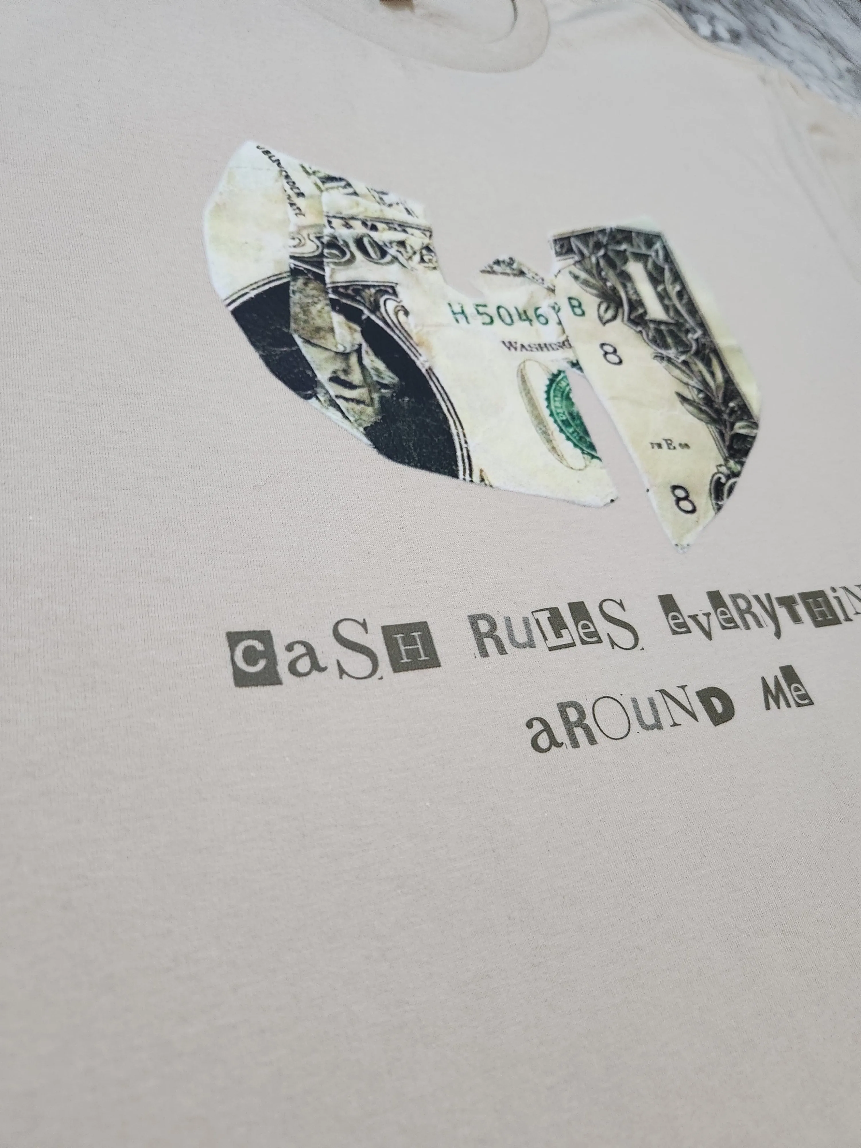 Cash Rules T-Shirt (Cream)