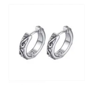 Children's and Teens' Earrings:  Surgical Steel Punky/Hip Hop Huggies