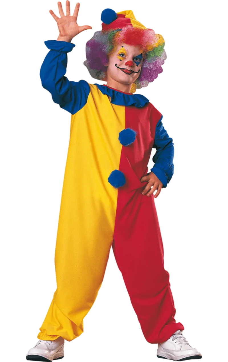 Childrens Simple Clown Costume