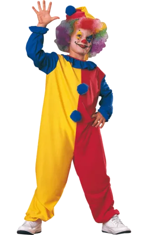 Childrens Simple Clown Costume